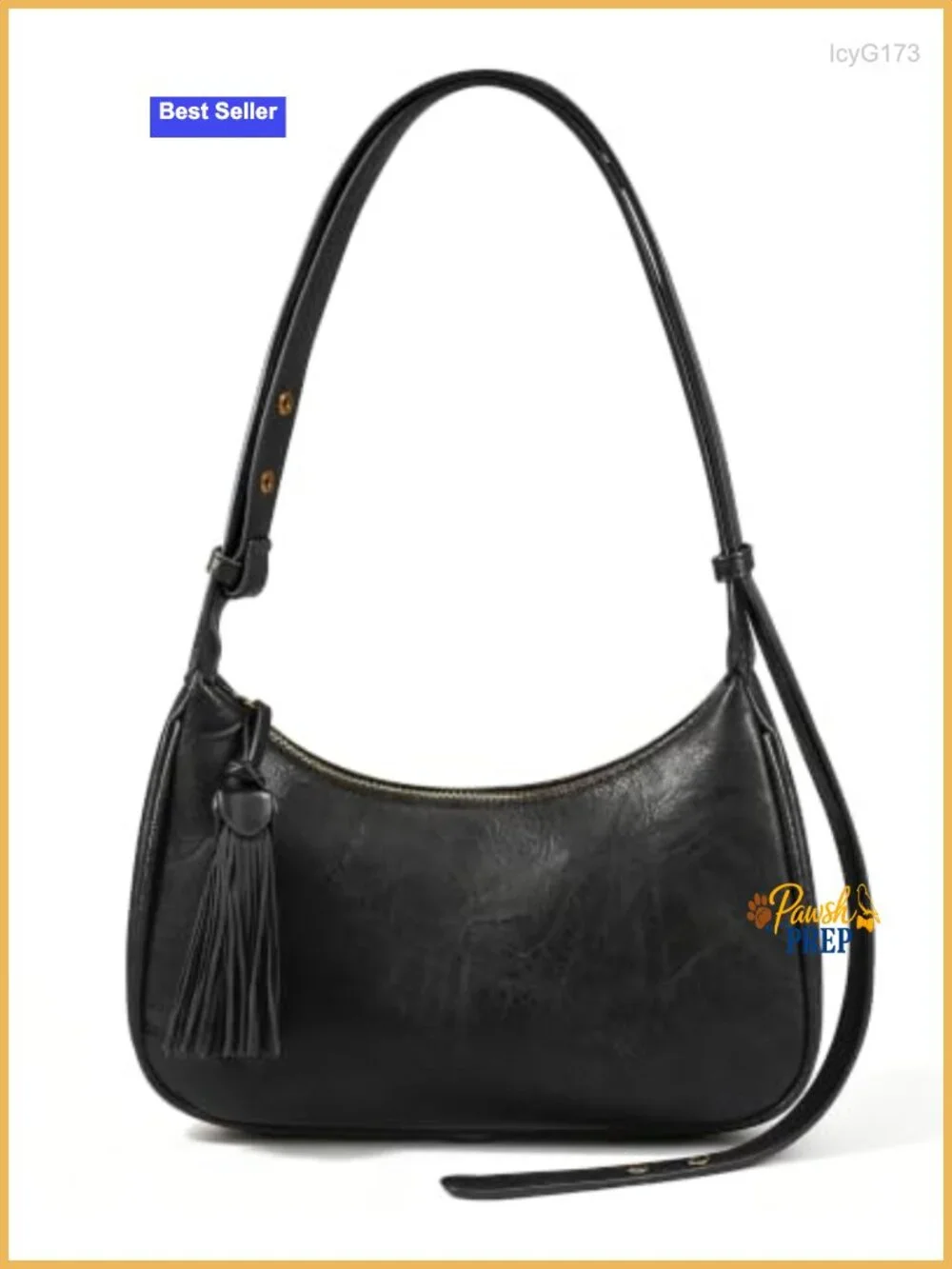 Retro Hobo Shoulder Bag Vegan Leather Floral Embossed Crossbody Purse Tassel